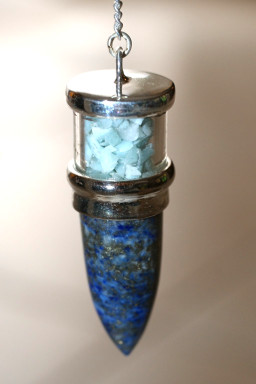 pendule Lapis-Lazuli et Larimar